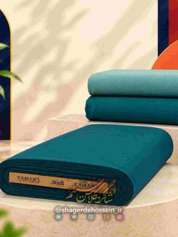 پارچه هیئت پوشش فضای عزاداری آبی فیروزه ای